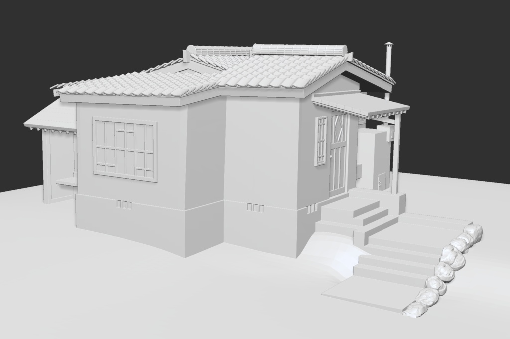 3D 大正・昭和の木造民家