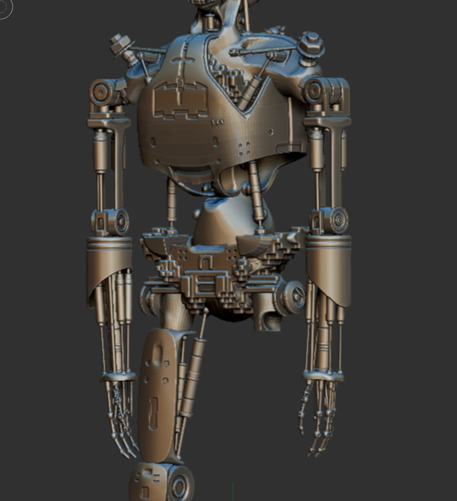 3D【可動】骸骨ロボット