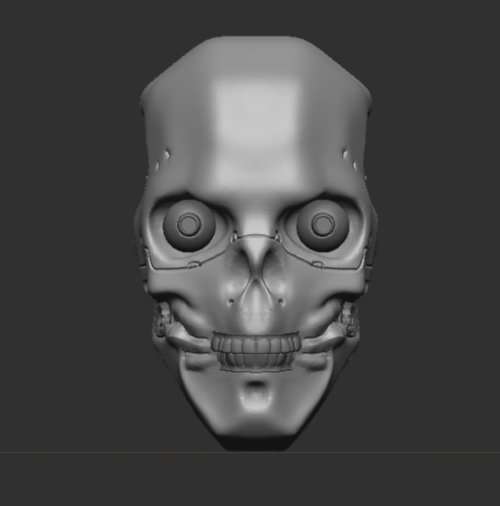 3D【可動】骸骨ロボット(第二世代)「.csmo」「.obj」