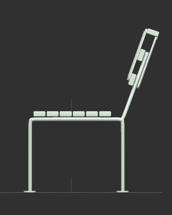 3D昭和レトロ・ベンチ「.FBX」「.obj」「.USDZ」「.clip」「.csmo」