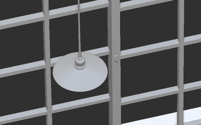 3D大正・昭和レトロ木造洋館の長い廊下「.obj」「.csmo」