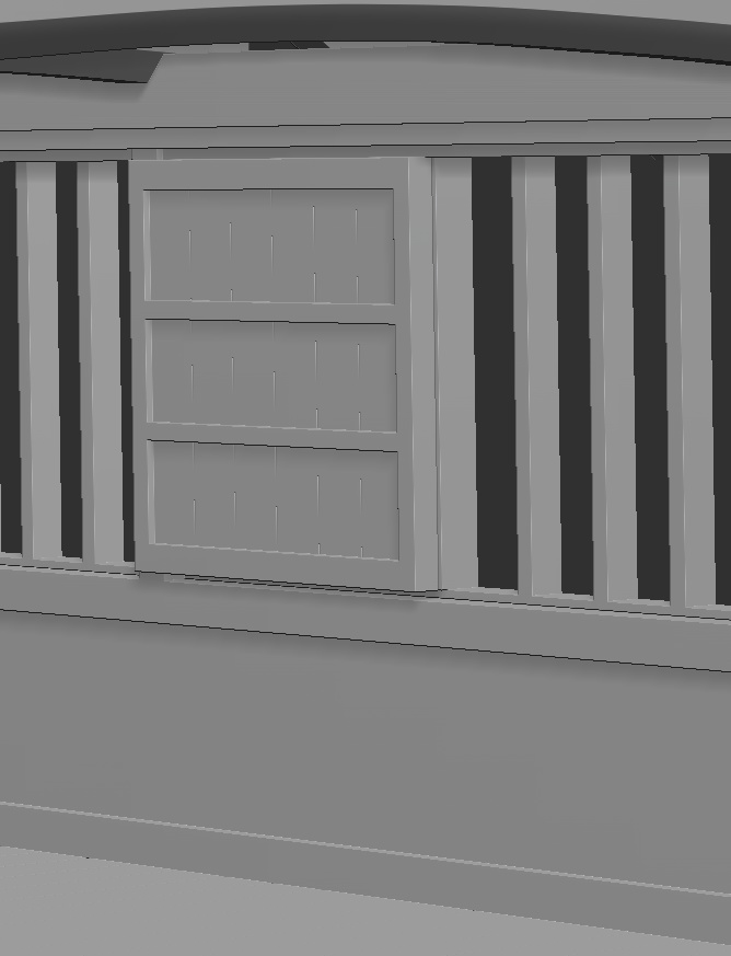 3D日本のお城〜廊下「.obj」「.csmo」