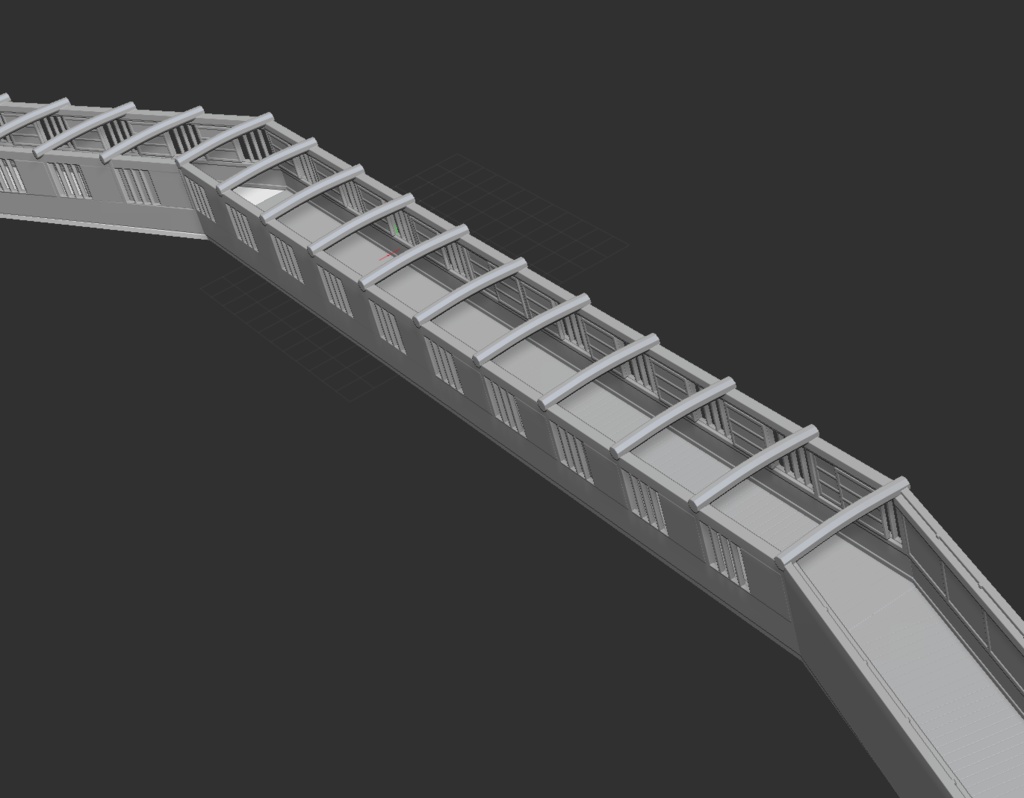 3D日本のお城〜廊下「.obj」「.csmo」