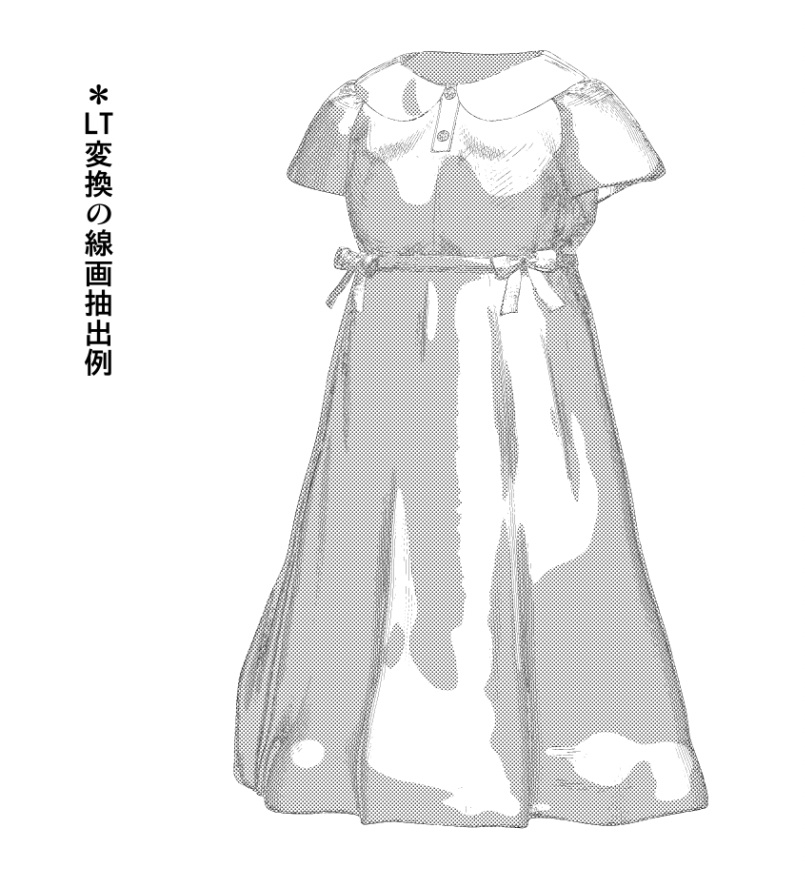 3D かわいい少女・ワンピース