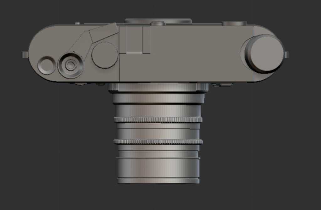 3D 可動Lecia M6(クラシック・一眼レフ・カメラ)レンズ3点セット