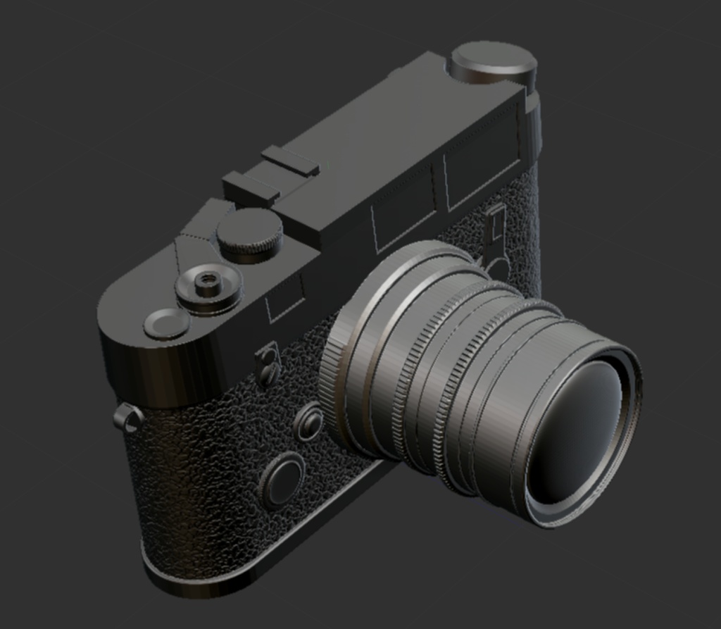 3D 可動Lecia M6(クラシック・一眼レフ・カメラ)レンズ3点セット