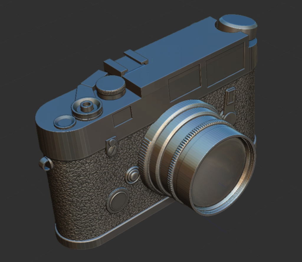 3D 可動Lecia M6(クラシック・一眼レフ・カメラ)レンズ3点セット