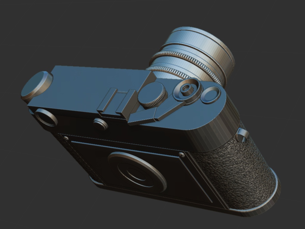 3D 可動Lecia M6(クラシック・一眼レフ・カメラ)レンズ3点セット