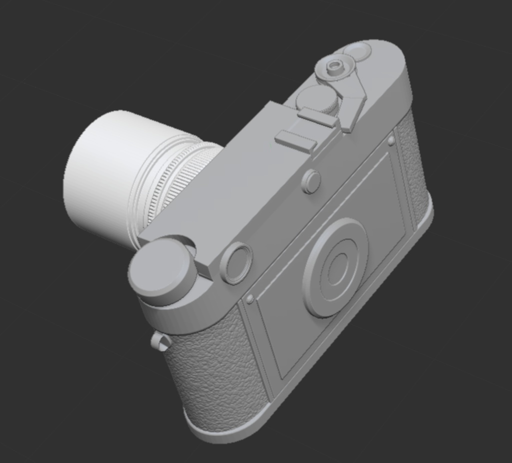 3D 可動Lecia M6(クラシック・一眼レフ・カメラ)レンズ3点セット