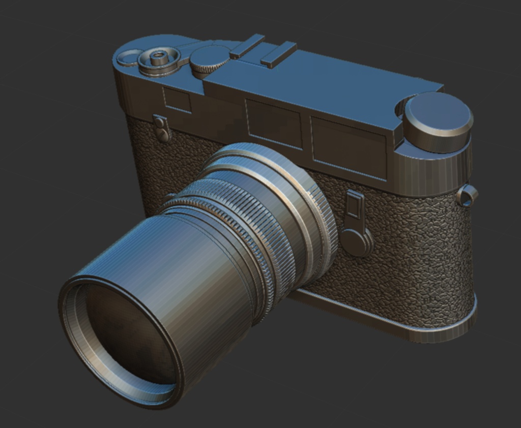 3D 可動Lecia M6(クラシック・一眼レフ・カメラ)レンズ3点セット