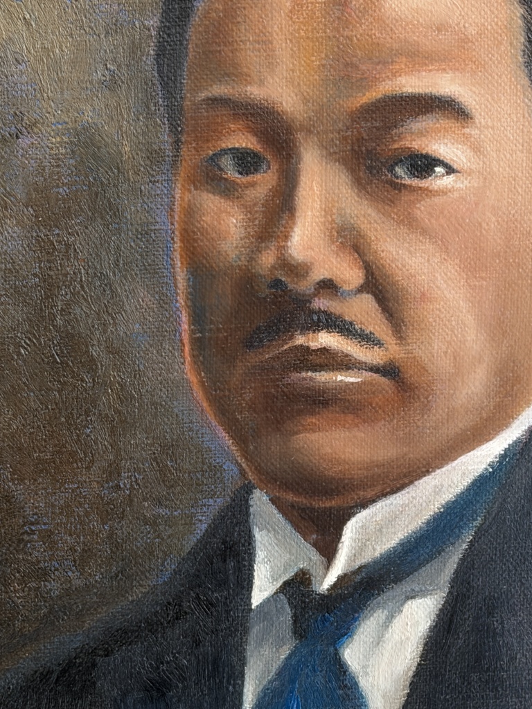 【原画】 「若き樋口季一郎の肖像」(Portrait of Young Kiichiro Higuchi)