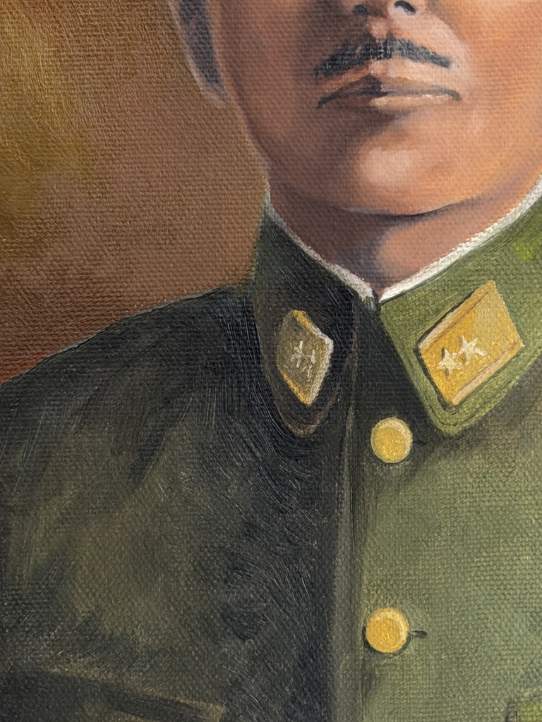 【原画】「陸軍中将 樋口季一郎の肖像」(Portrait of Lieutenant General Kiichiro Higuchi)