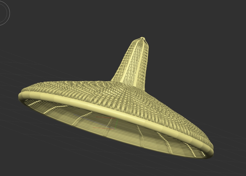 3D市女笠(6形態).obj .clip