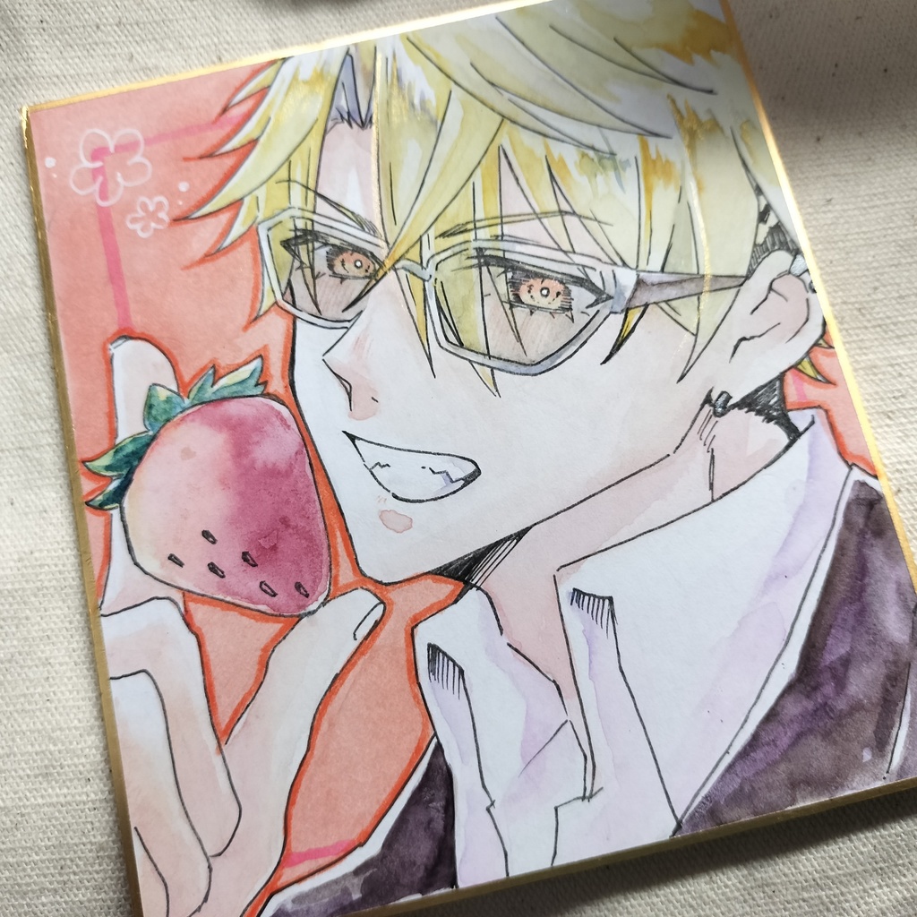 47福さん寸松庵色紙