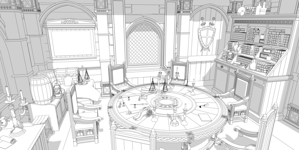 北部の町ギルド(外部 / 内部)