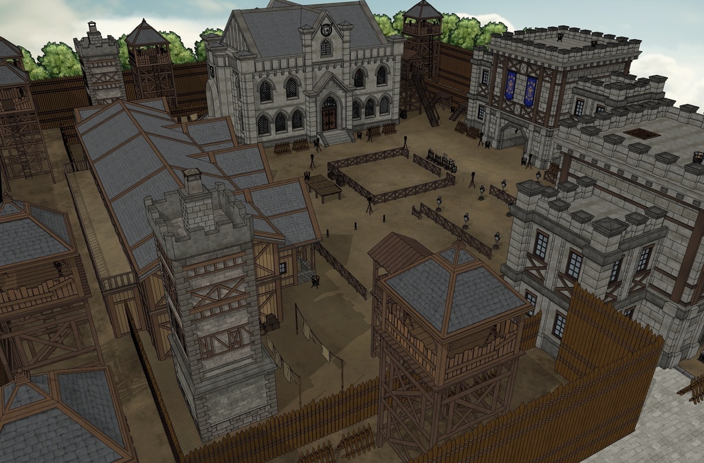 北部村訓練所(外部 / 内部)