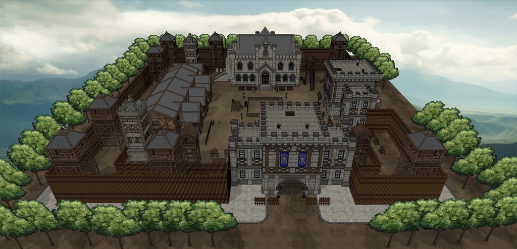 北部村訓練所(外部 / 内部)