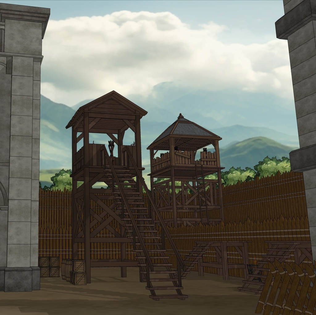 北部村訓練所(外部 / 内部)