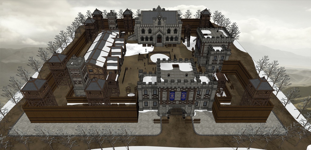 北部村訓練所(外部 / 内部)