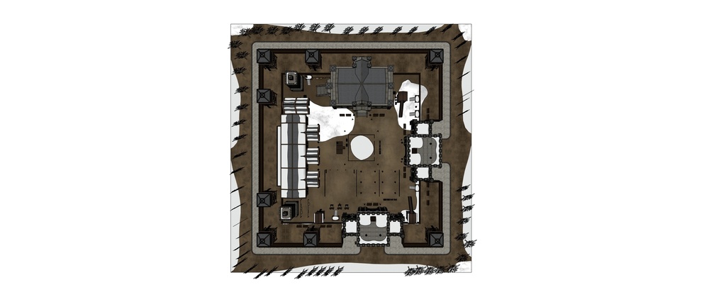 北部村訓練所(外部 / 内部)