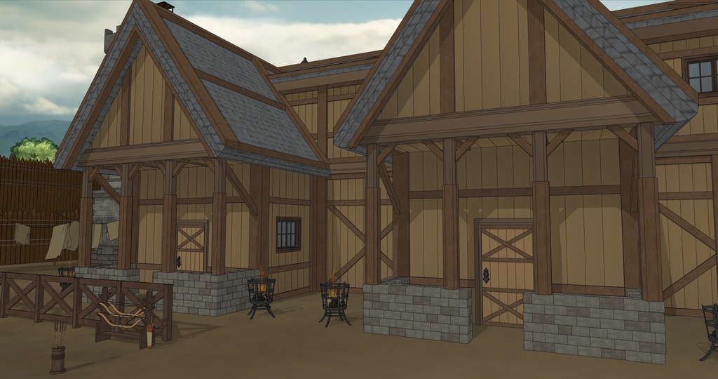 北部村訓練所(外部 / 内部)