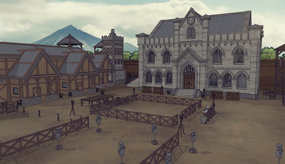 北部村訓練所（外部 / 内部）