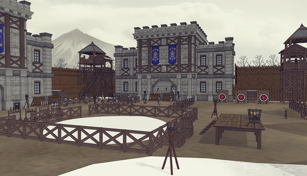 北部村訓練所(外部 / 内部)