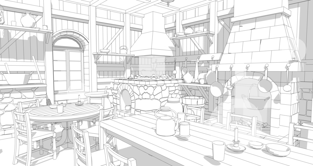 北部村孤児院(外部 / 内部)