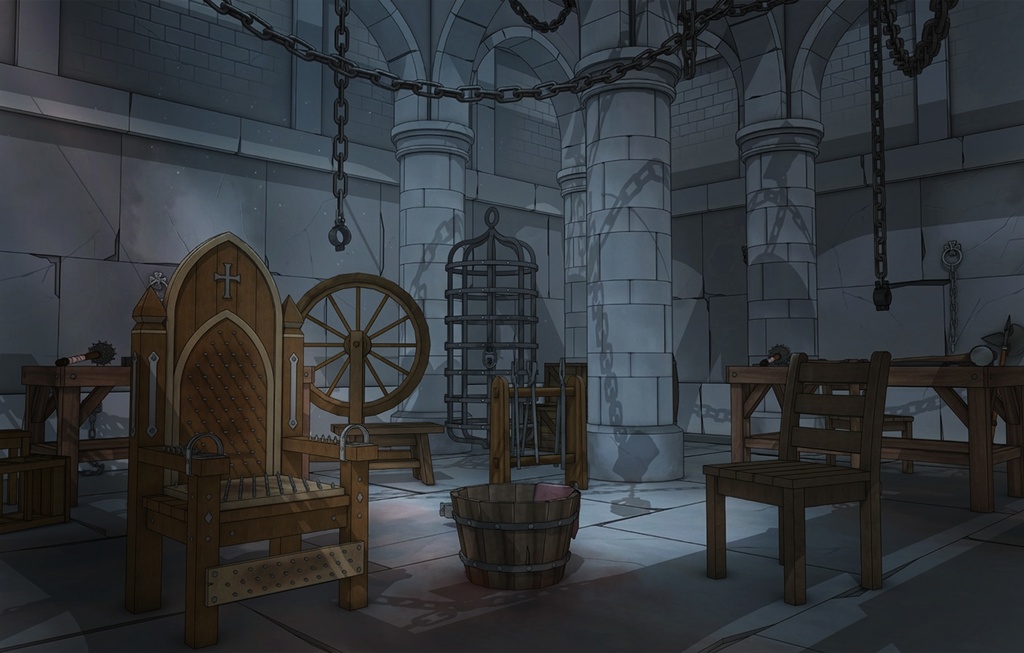 北部ゴシック城セット|外部 + 10種の内部空間|中世ゴシック 3D背景素材(SketchUp)