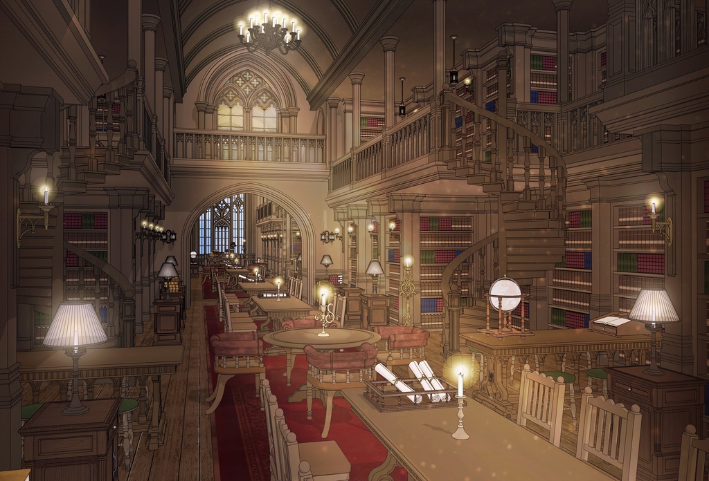 北部ゴシック城セット|外部 + 10種の内部空間|中世ゴシック 3D背景素材(SketchUp)