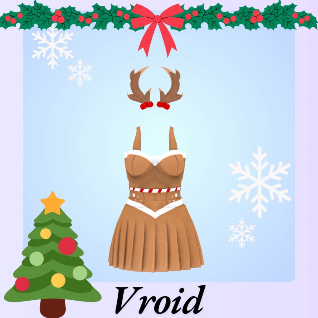 Reno Dress Vroid [Christmas]