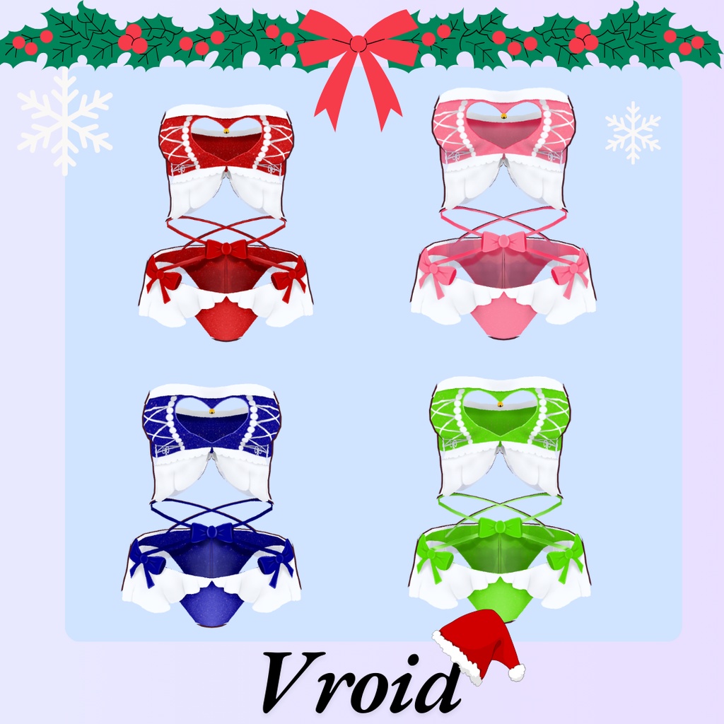 Christmas sexy Vroid, Vestuario sensual de Vroid