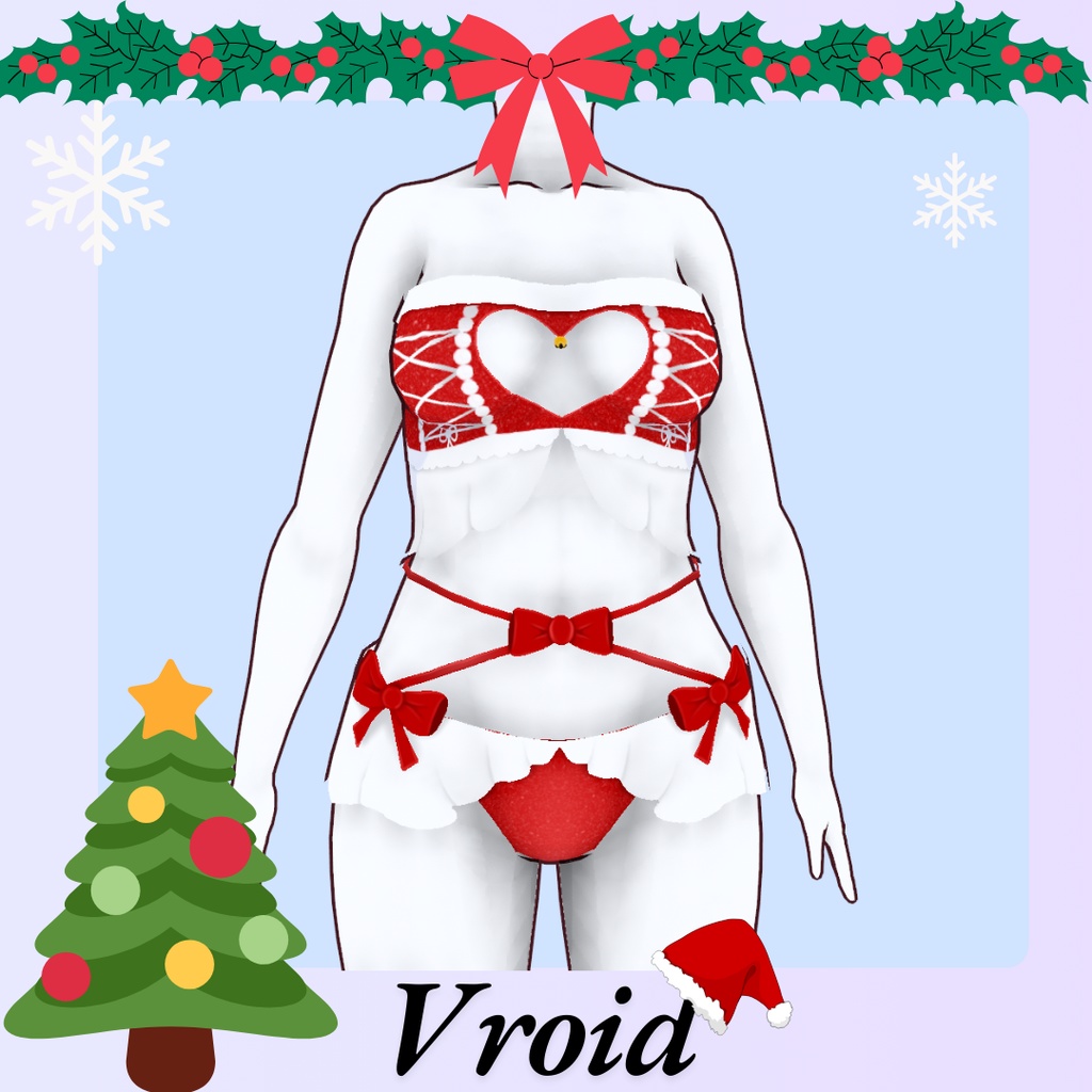 Christmas sexy Vroid, Vestuario sensual de Vroid