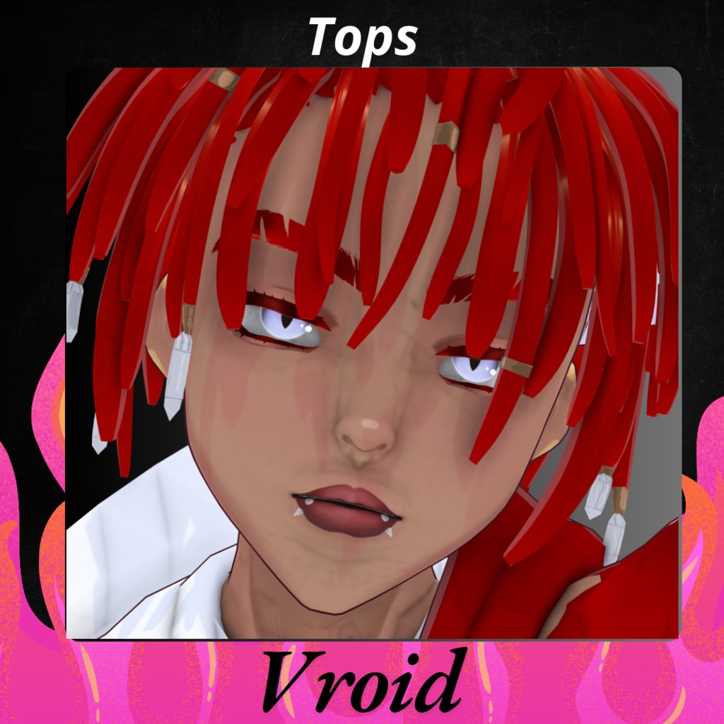 lips with persing VROID