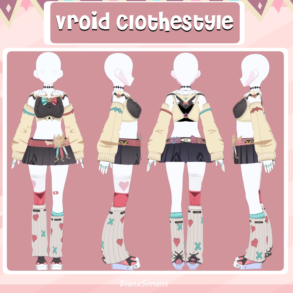 Varesa Clothe Genshin Impact {Vroid}