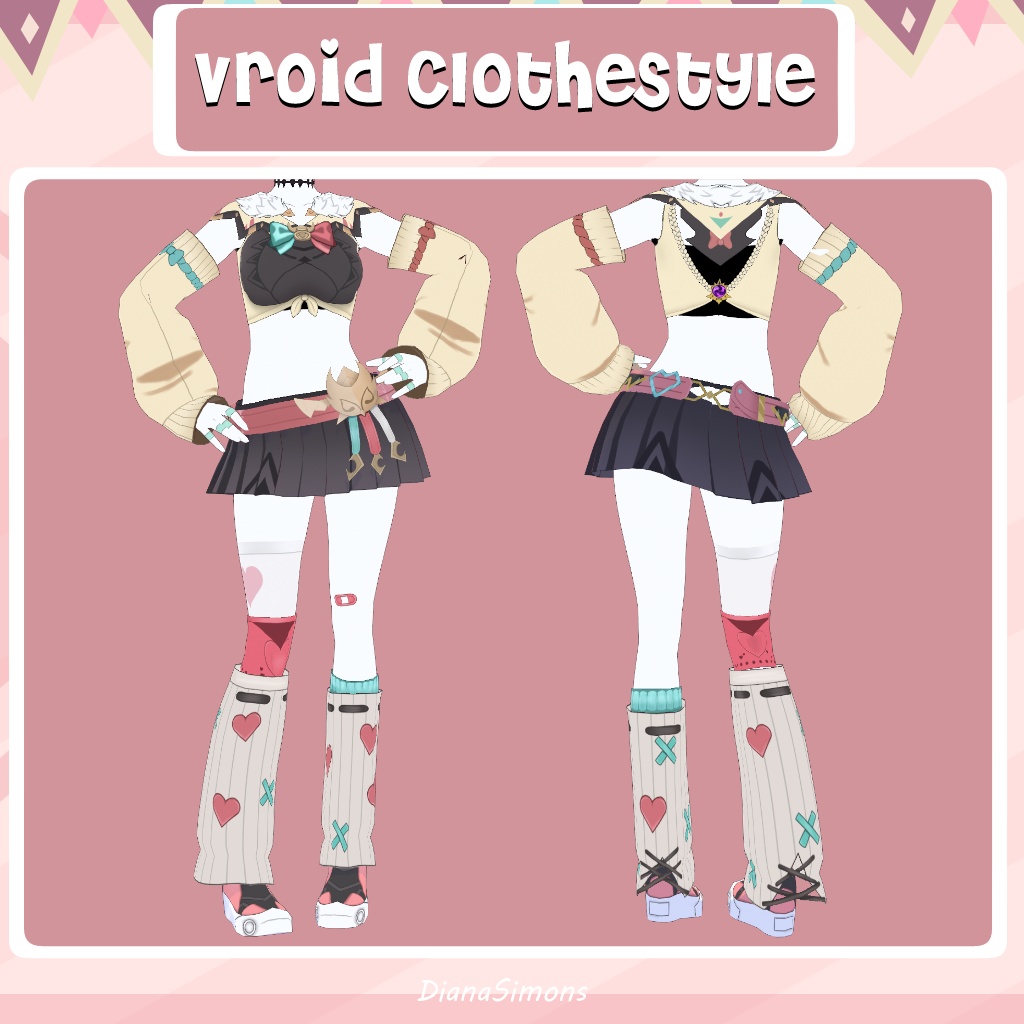 Varesa Clothe Genshin Impact {Vroid}