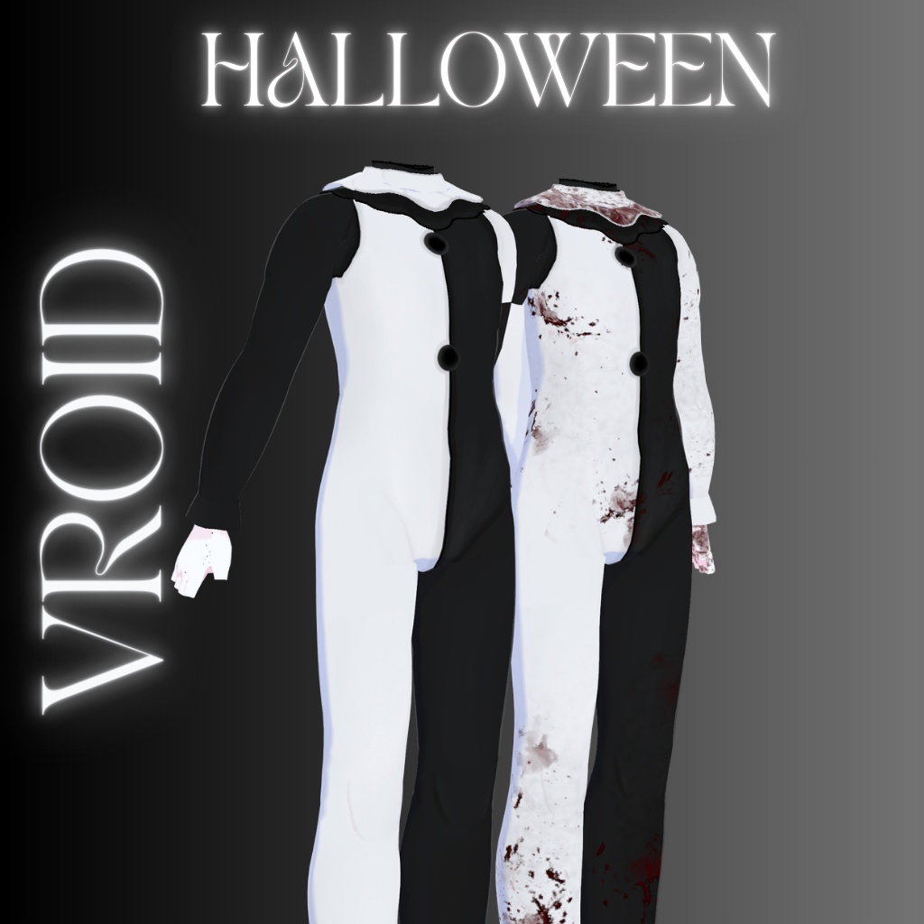 【VRoid】Terrifier Halloween Costume / horror