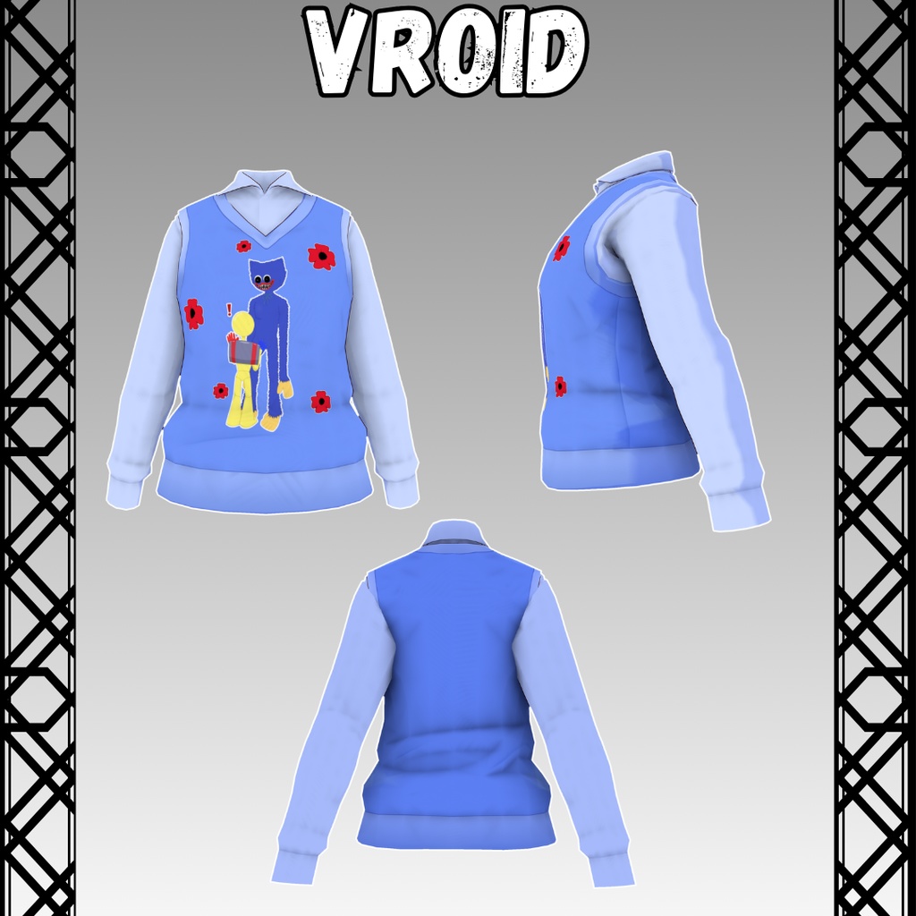 T-Shirt Huggy Wuggy / Vroid