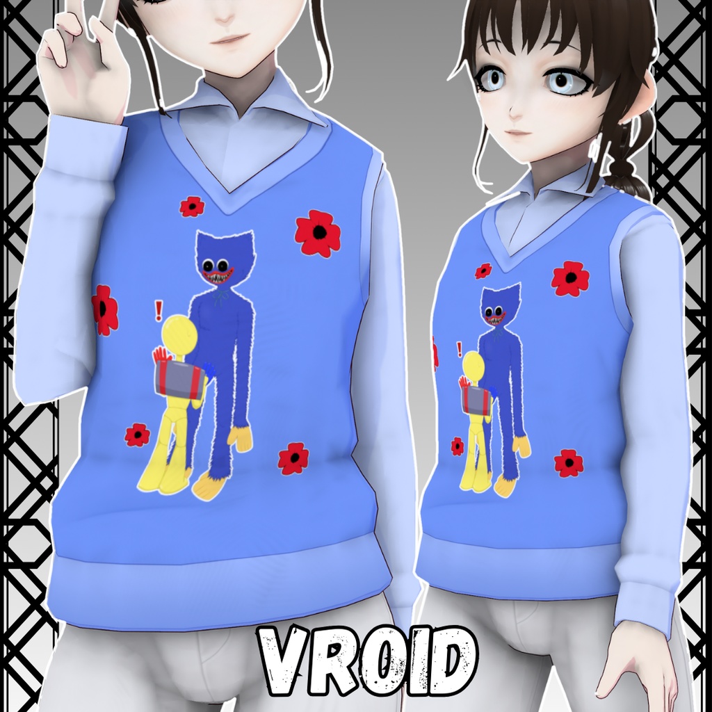 T-Shirt Huggy Wuggy / Vroid