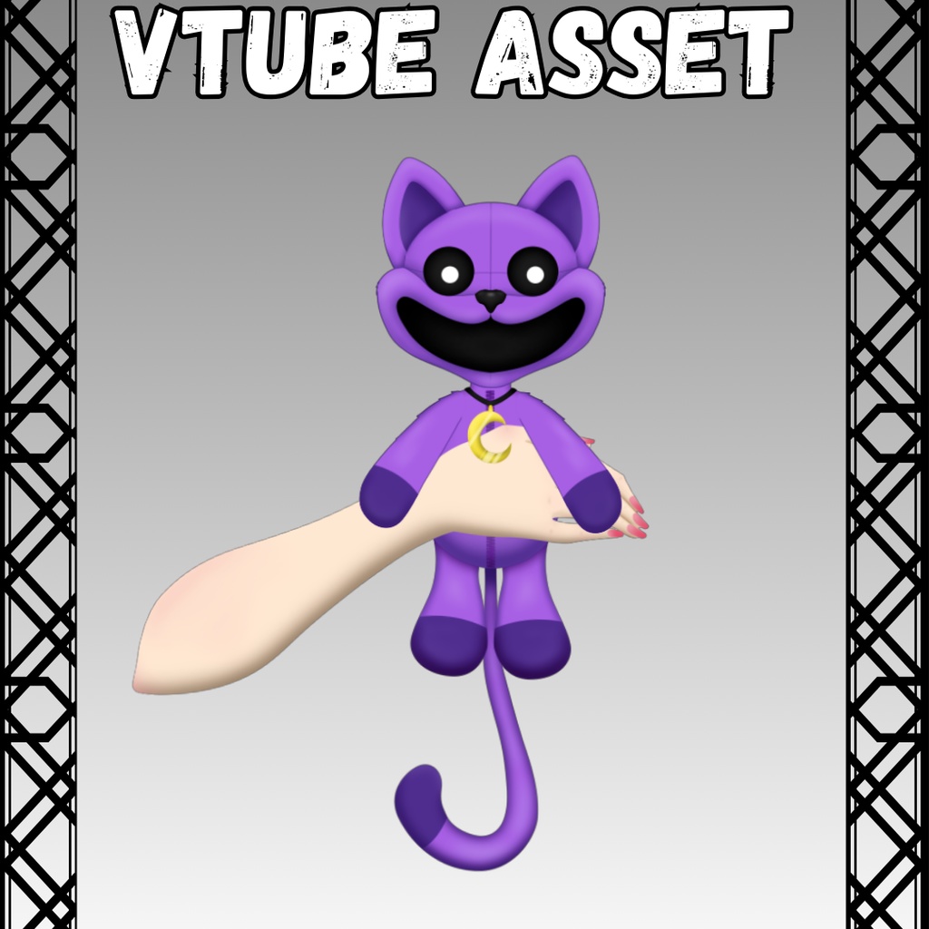 Purple CatNap Poppy Playtime / VTuber Asset