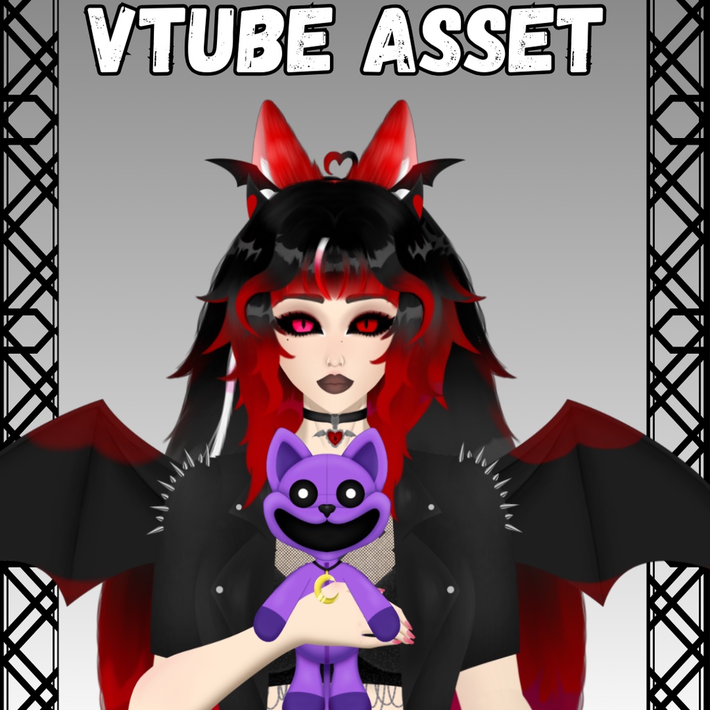 Purple CatNap Poppy Playtime / VTuber Asset