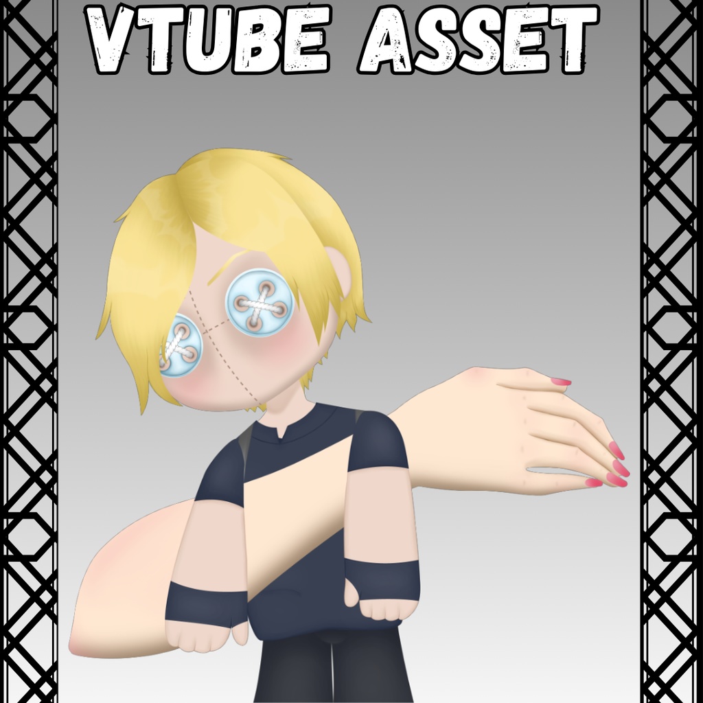 Leons Kennedy Plush / Vtuber Asset