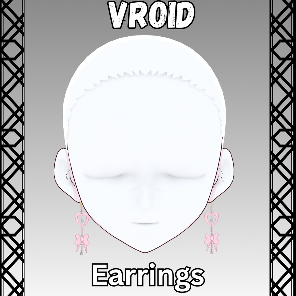 VRoid full Gyaru costume / cute pink outfit