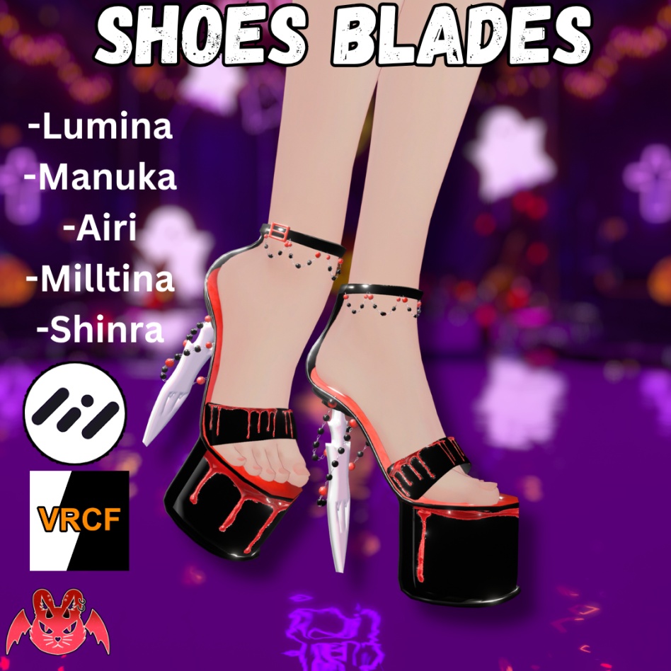 Blade Heels — 3D Shoes for VRChat