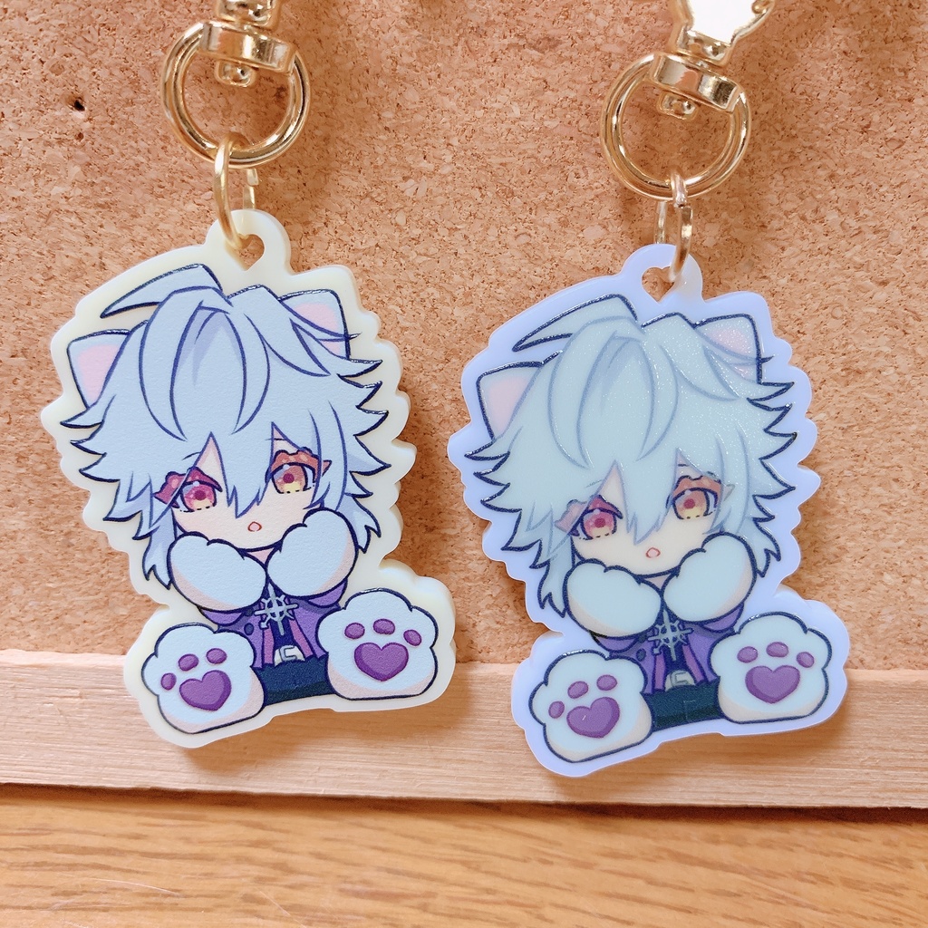 ピオフィねこみみアクキー