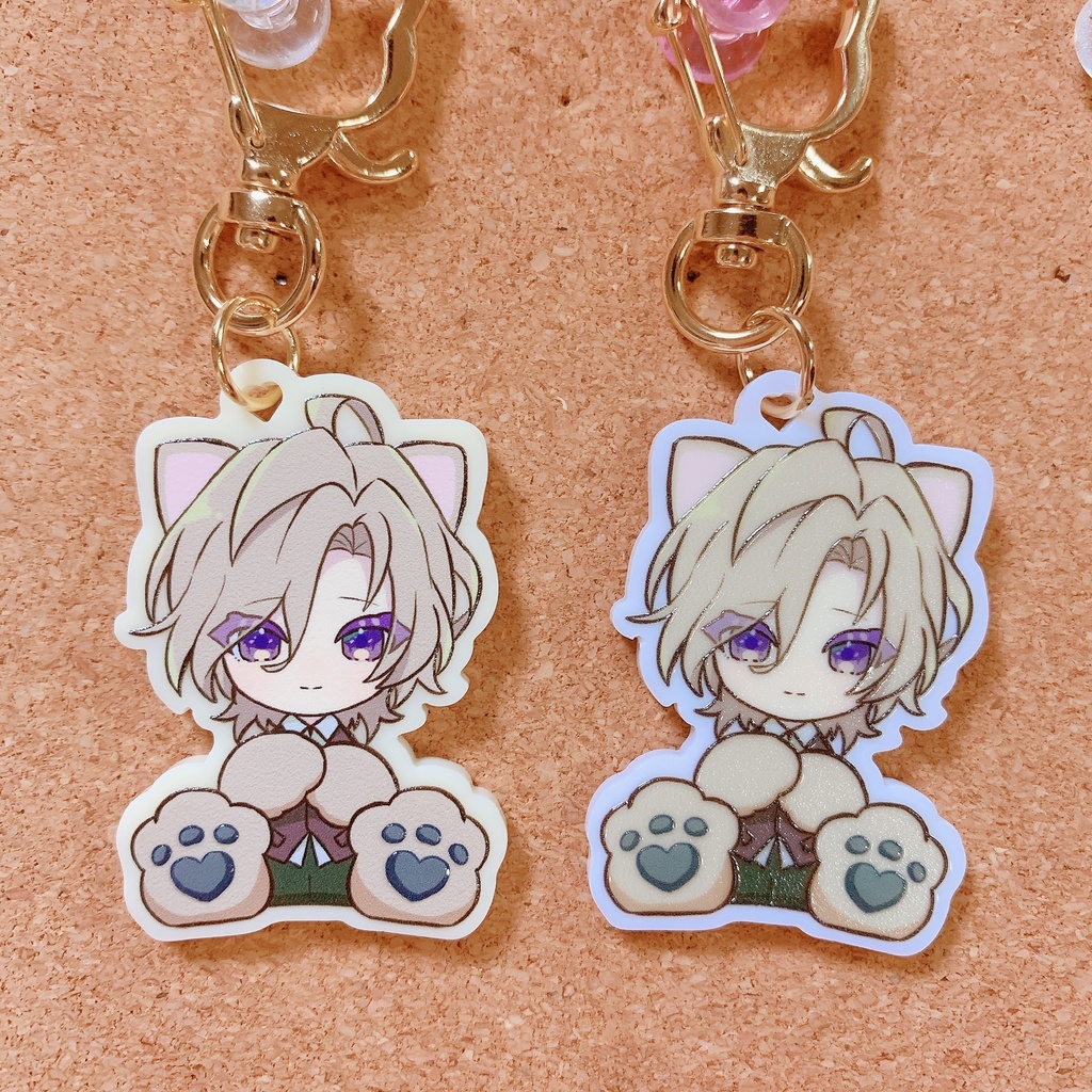 ピオフィねこみみアクキー