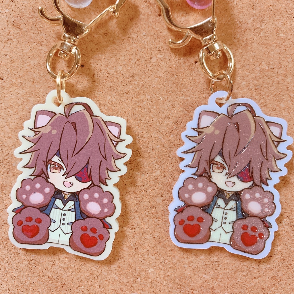 ピオフィねこみみアクキー