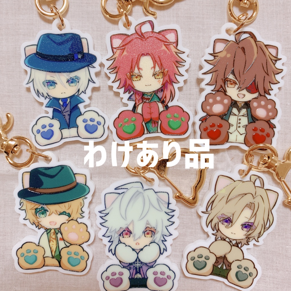 ピオフィねこみみアクキー