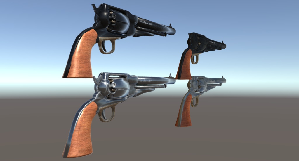 44口径パーカッションロック式リボルバー