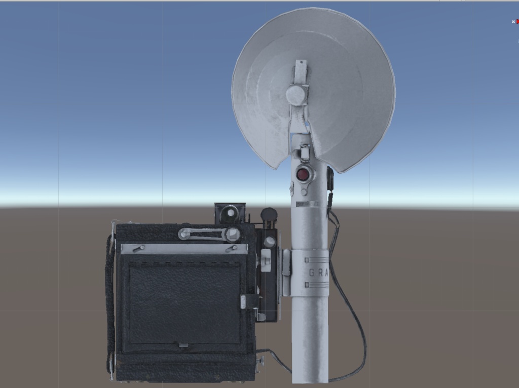 スピードグラフィックカメラ(ポリゴン削減版)